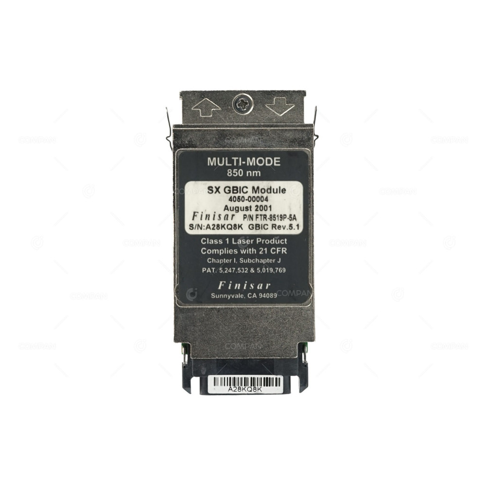 FTR-8519P-5A FINISAR 1000BASE-SX 850NM 550M MULTI MODE TRANSCEIVER MODULE 4050-00004